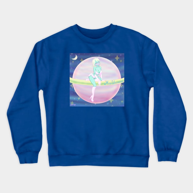 Miss Universe Crewneck Sweatshirt by opalnips